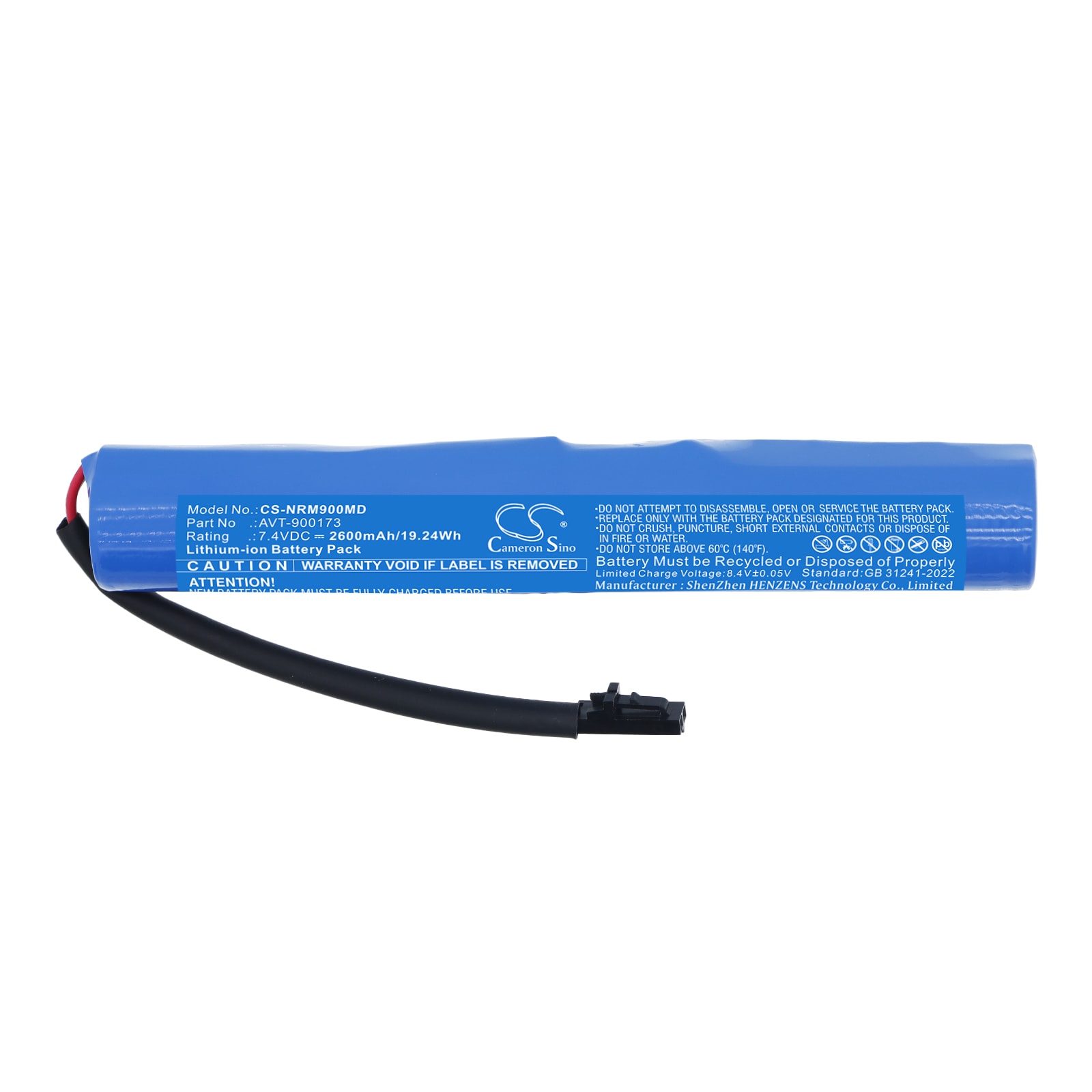 Batteri til Neuromove NM900 medisinsk utstyr