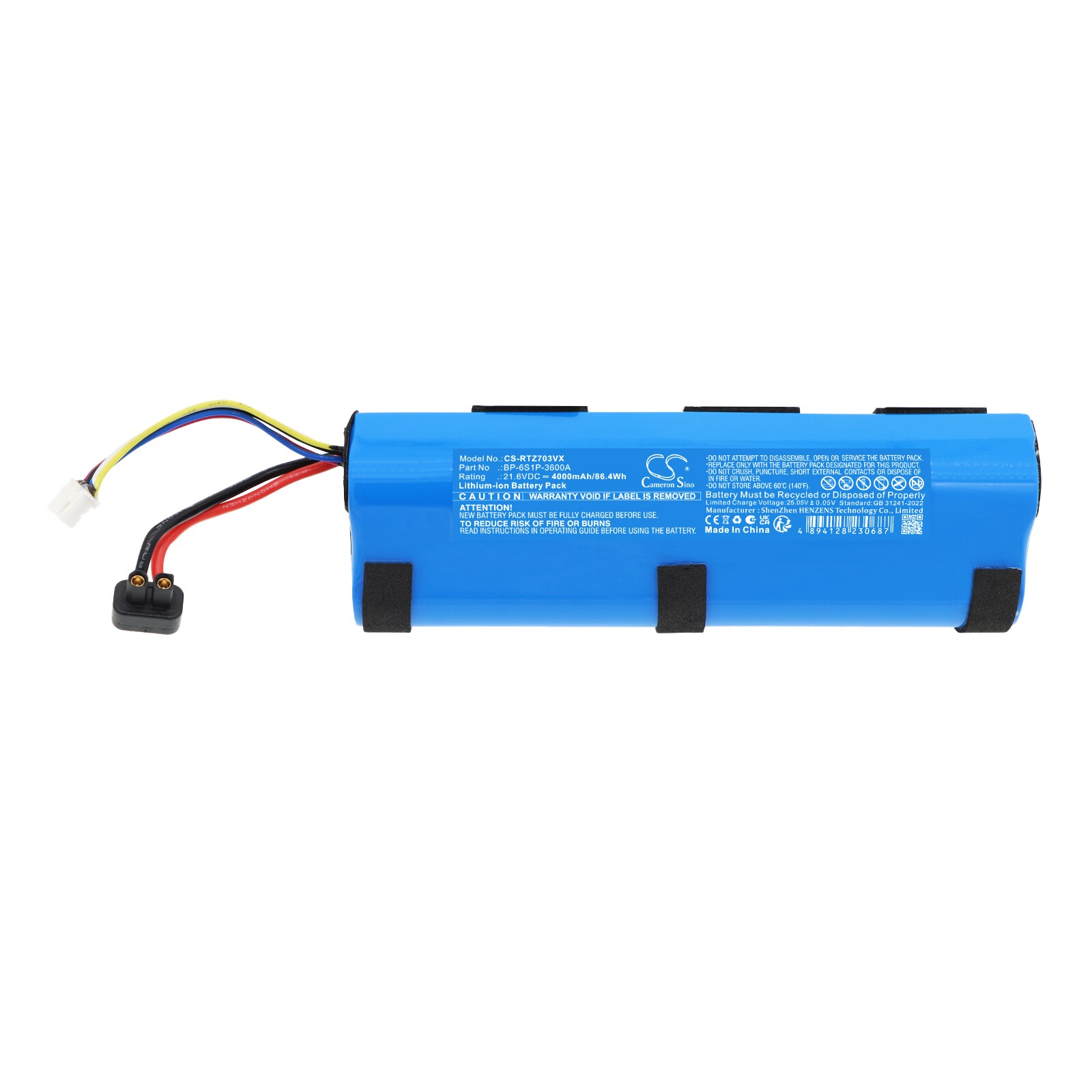 Batteri til Rowenta-støvsugere GF750, GF750W, GF7035 m.fl.