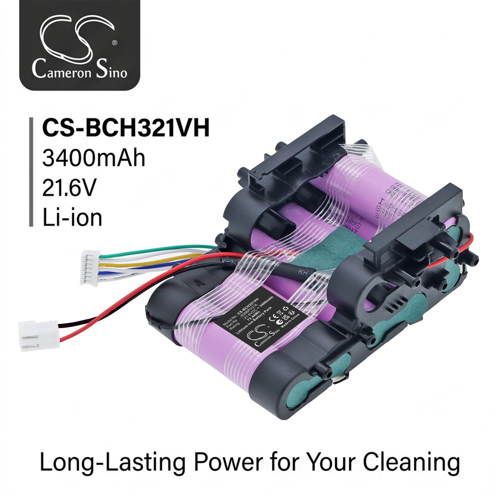 Batteri til støvsuger for Bosch BBH32101, BCH3K210, BBH3ALL23 m.fl.