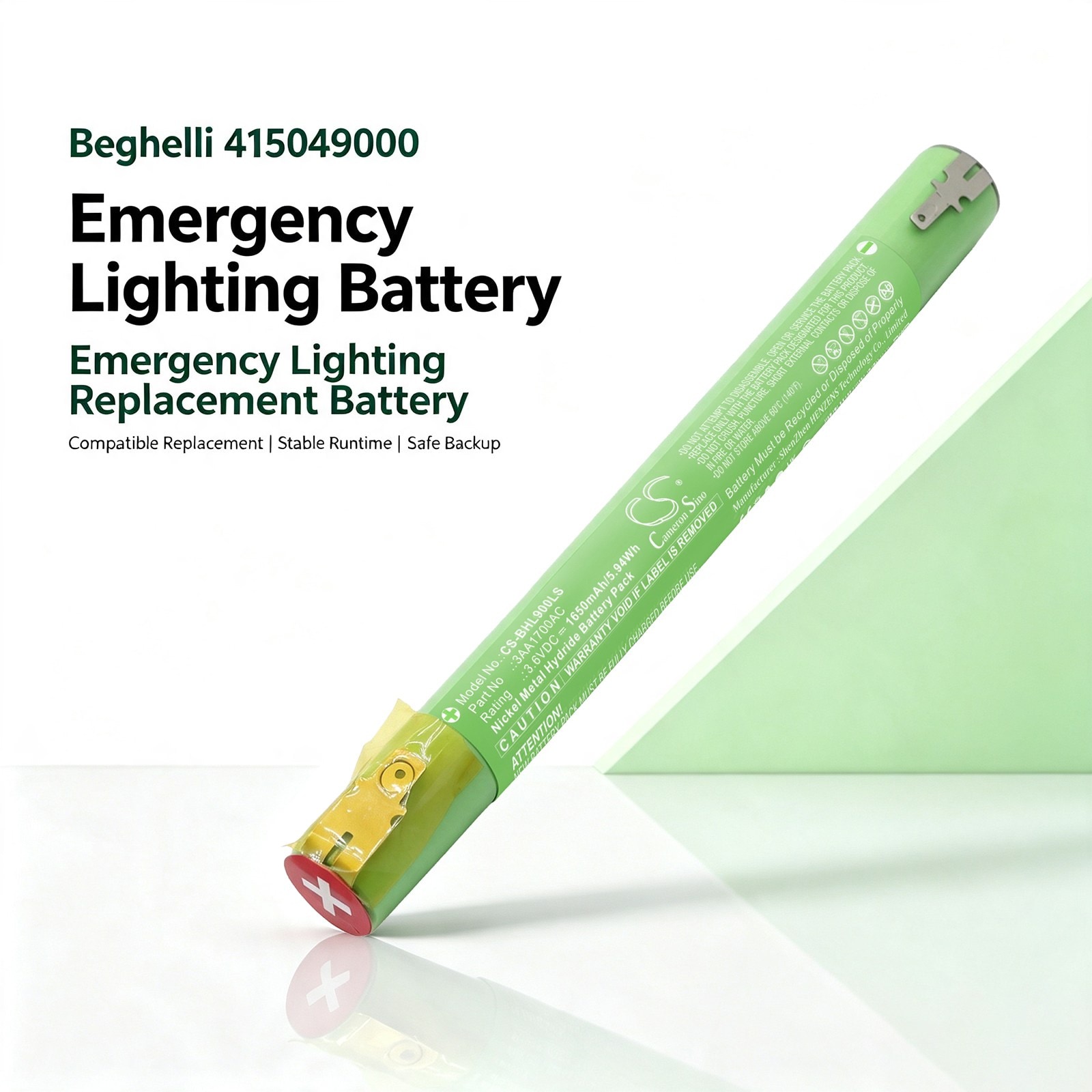 Batteri til nødbelysning for Beghelli 415049000
