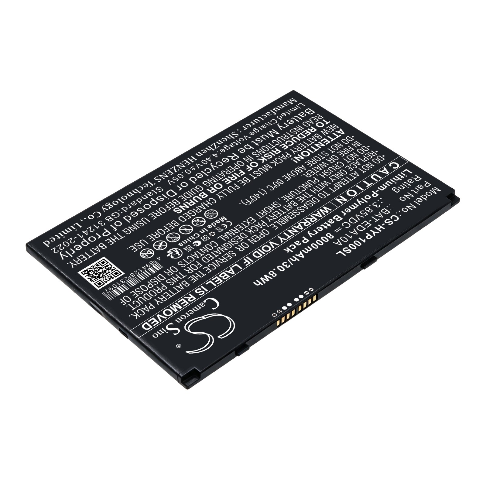Batteri til nettbrett for Honeywell EDA10A-nettbrett, ScanPal EDA10A