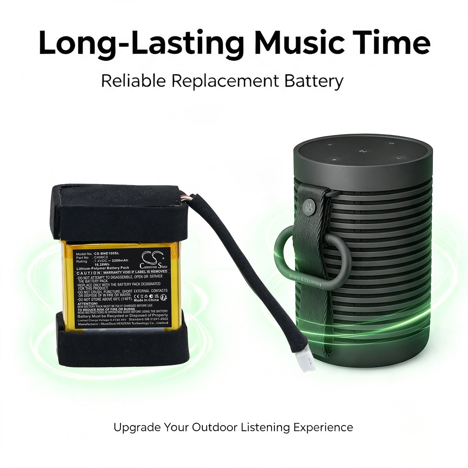 Batteri til foredragsholderen for Bang & Olufsen Explore