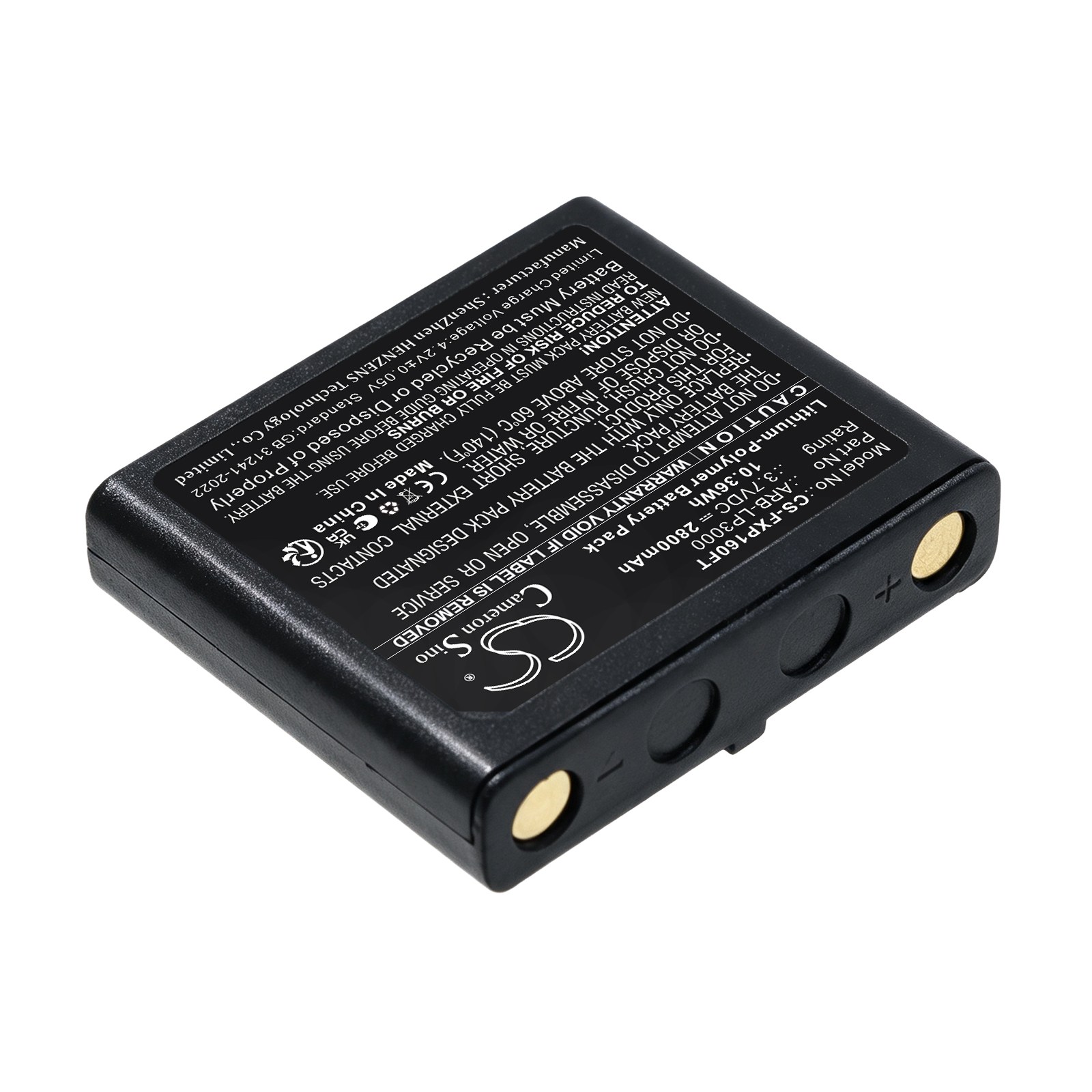 Batteri til lommelykt for Fenix HP16R