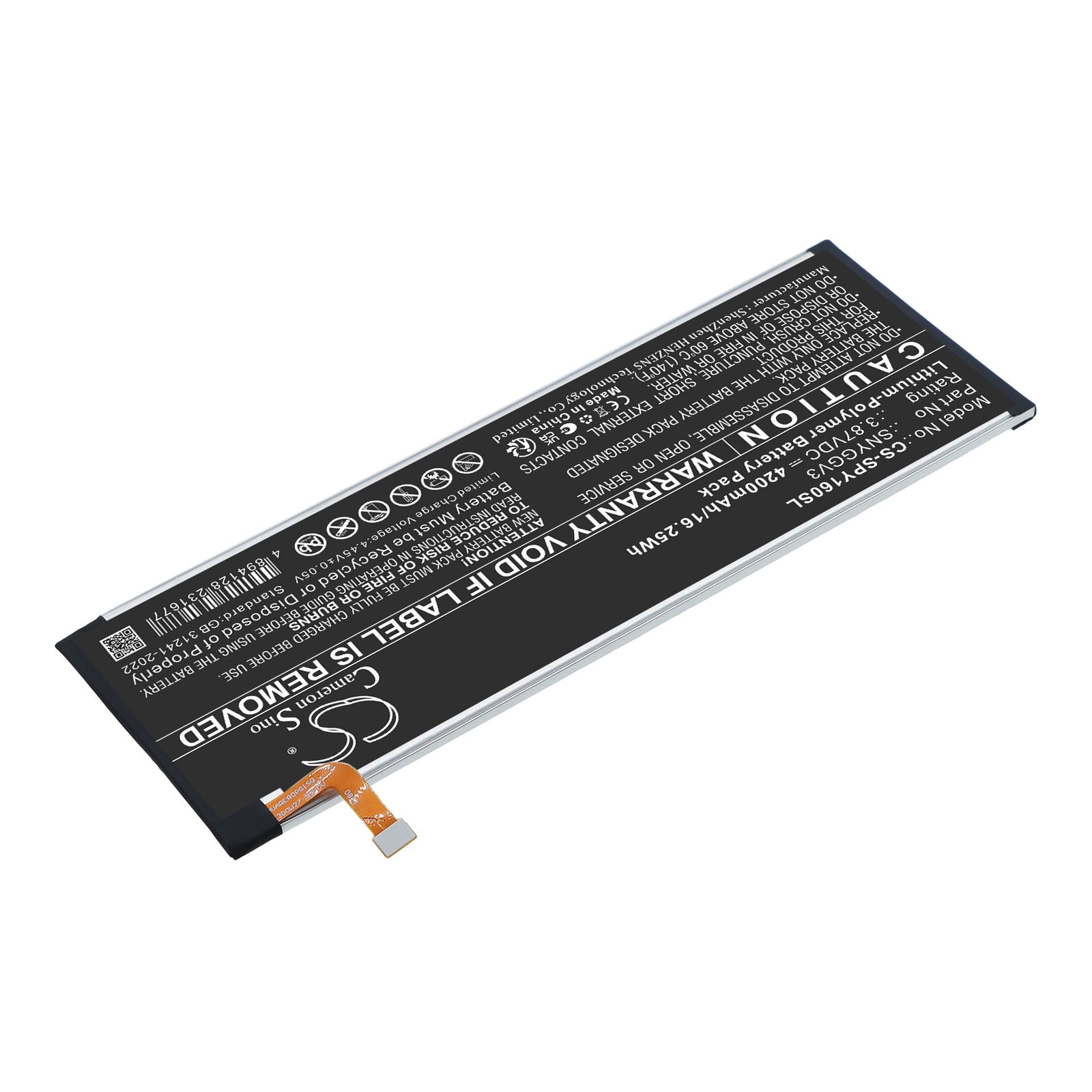 Batteri til spillkonsoll for Sony PS5 PlayStation Portable Remote Player, CFI-Y1016