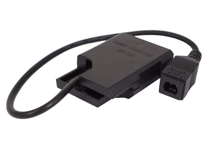 Batteri til DC-adapter for Nikon D3100, D3200, D5100 m.fl.