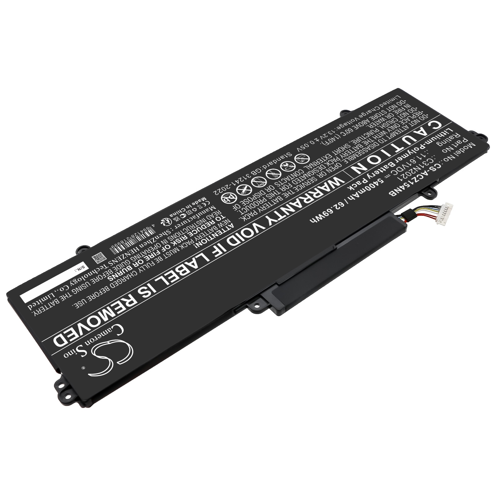 Batteri til bærbar PC, Notatbok for Asus ZENBOOK 14X OLED UX5401EA-KN511TS m.fl.