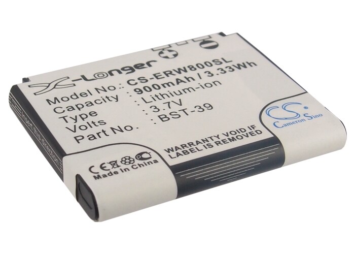 Batteri til mobiltelefon, smarttelefon for Sony Ericsson W910i, W580i, W700i m.fl.