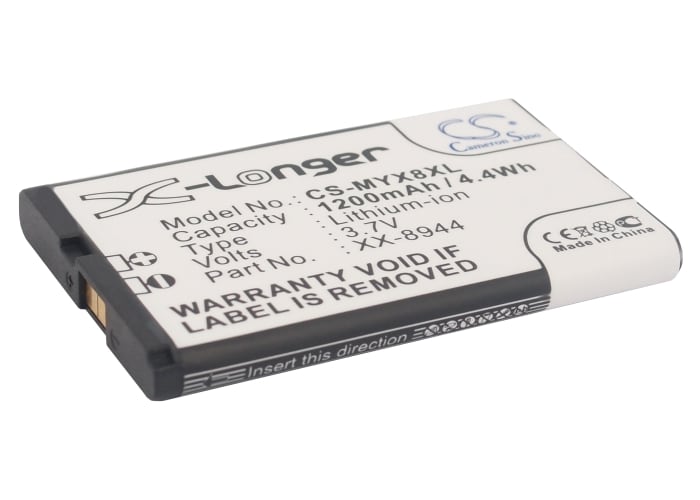 Batteri til mobiltelefon, smarttelefon for Sagem MYX-8, MYX8