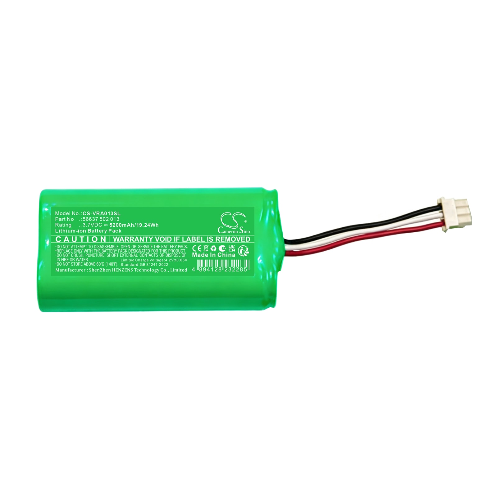Batteri til PLC for Varta 56637 502 013