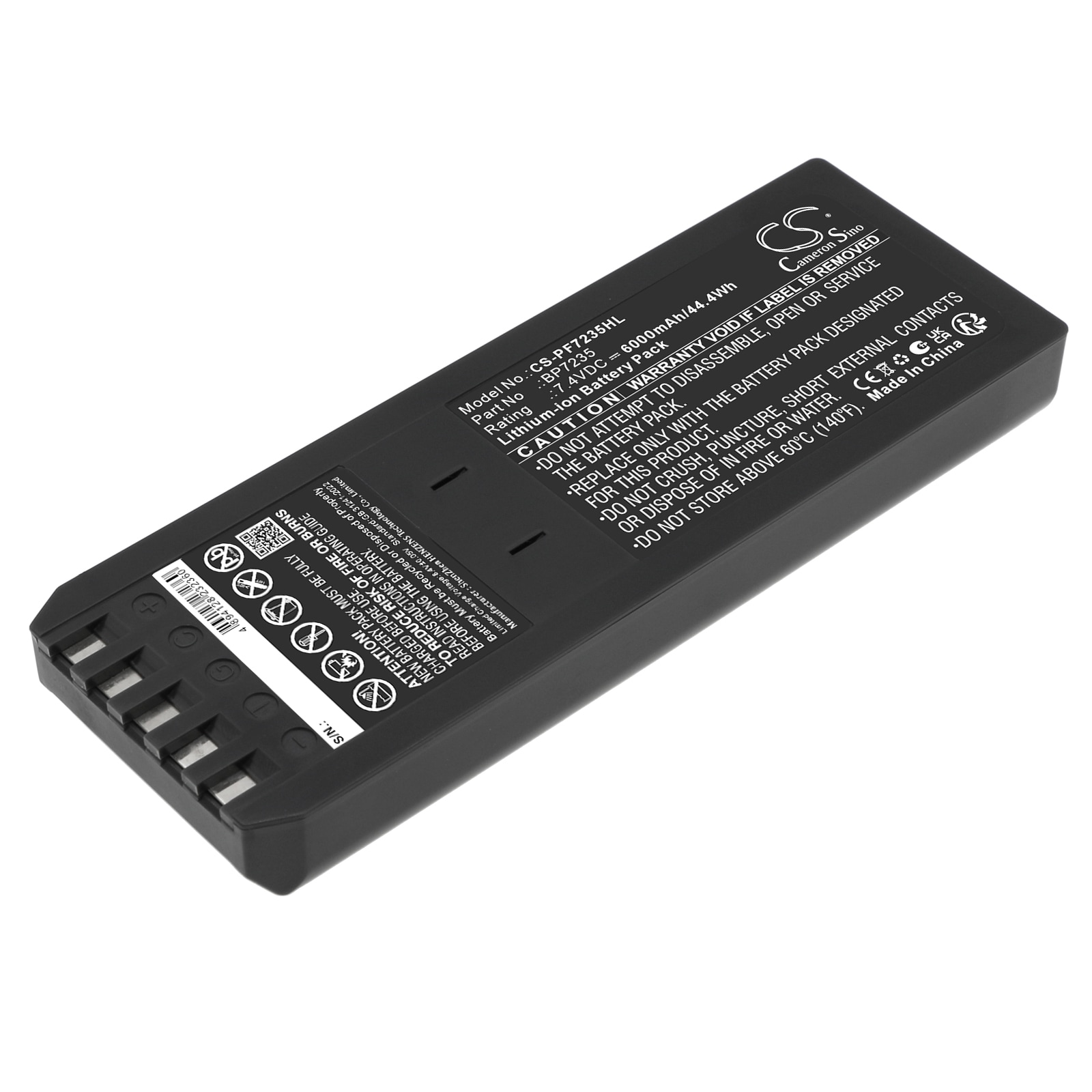Batteri til kartlegging og testing, utstyr til Fluke DSP-100, DSP-4100, DSP-2000 m.fl.