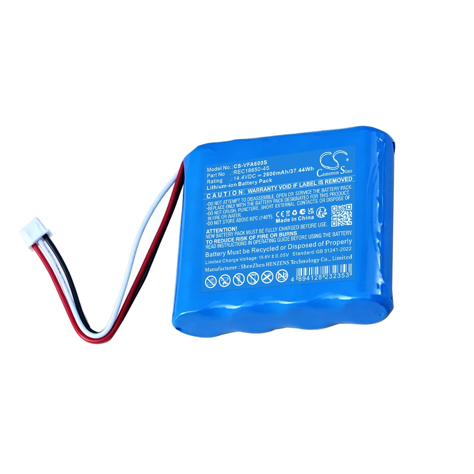 Batteri til foredragsholder for VIFA City, VIFA060
