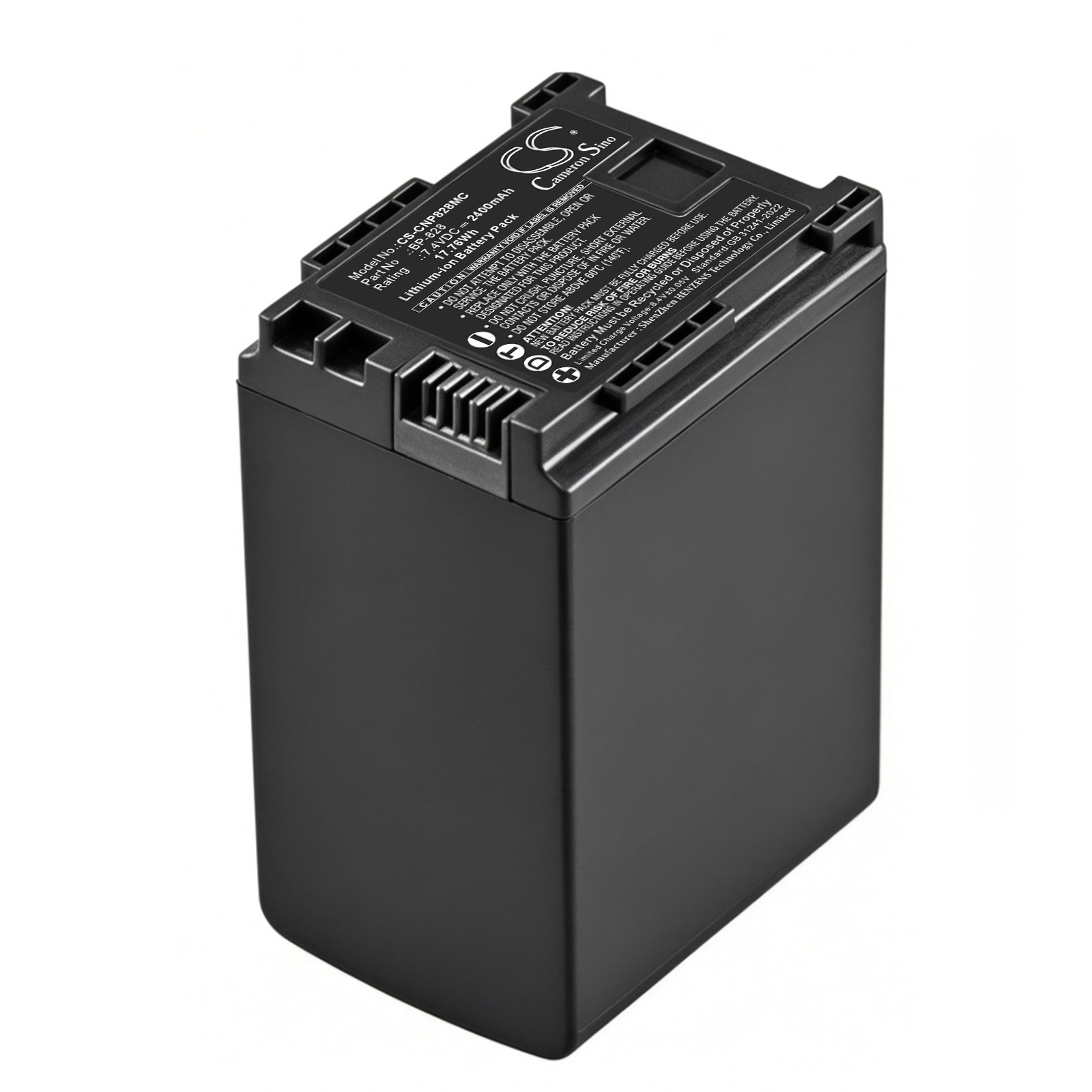 Batteri til kamera for Canon Vixia HF10, Vixia HF11, Vixia HF100 m.fl.
