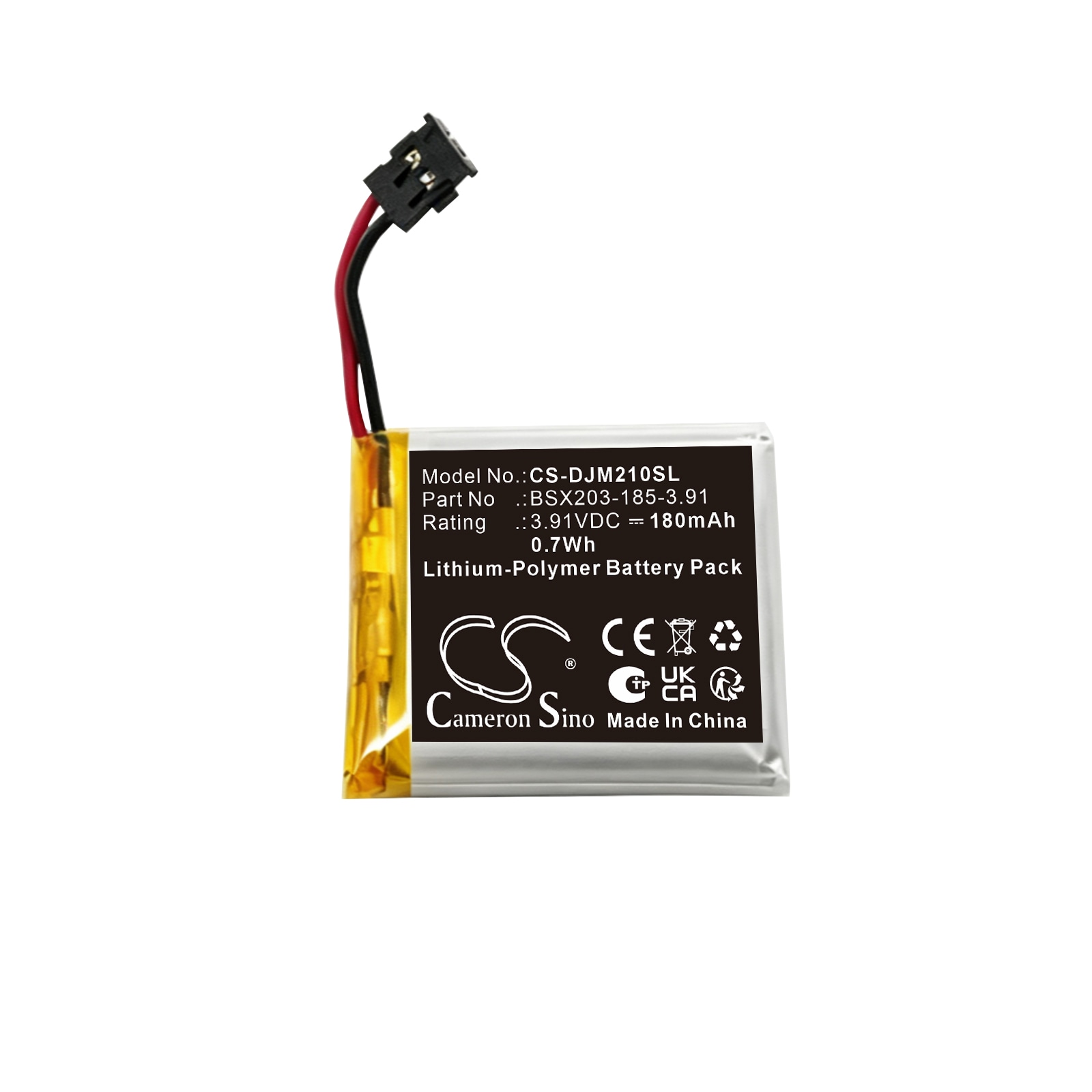 Batteri til mikrofon for DJI Mic Mini 2S