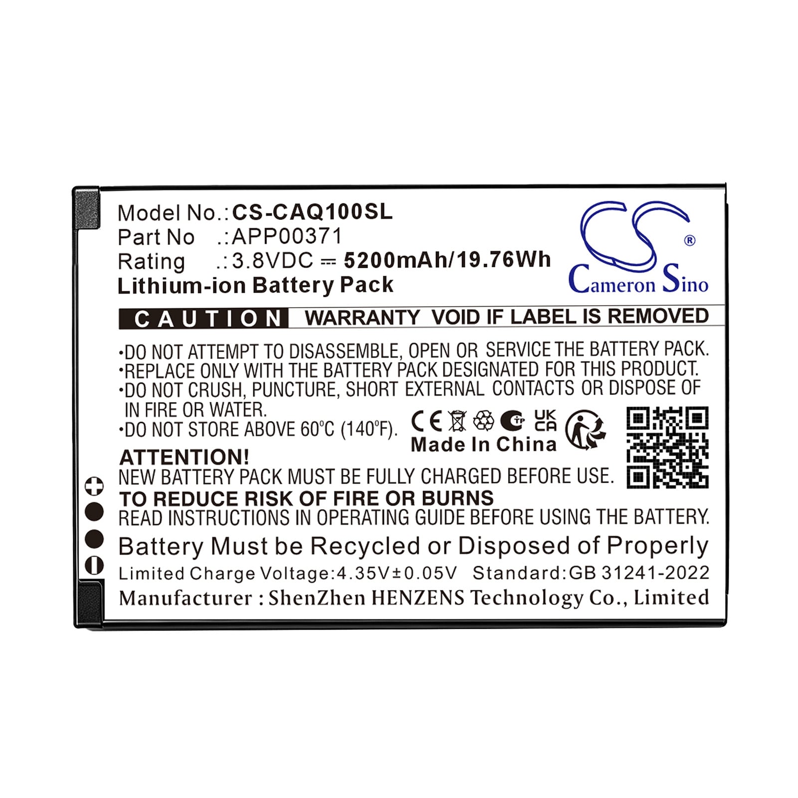 Batteri til Hotspot for CAT Q10 5G