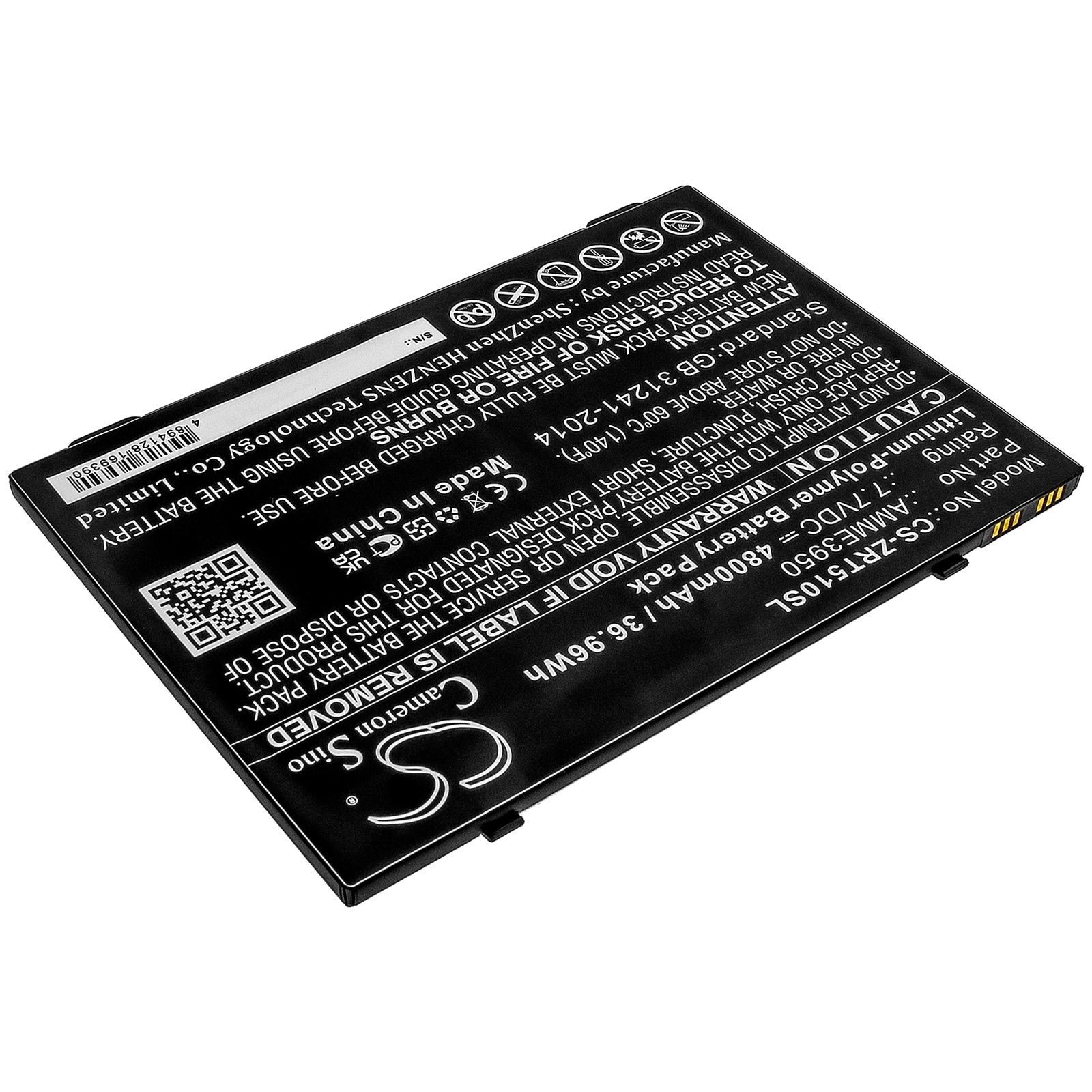 Batteri til nettbrett for Zebra ET51AT, ET56BT