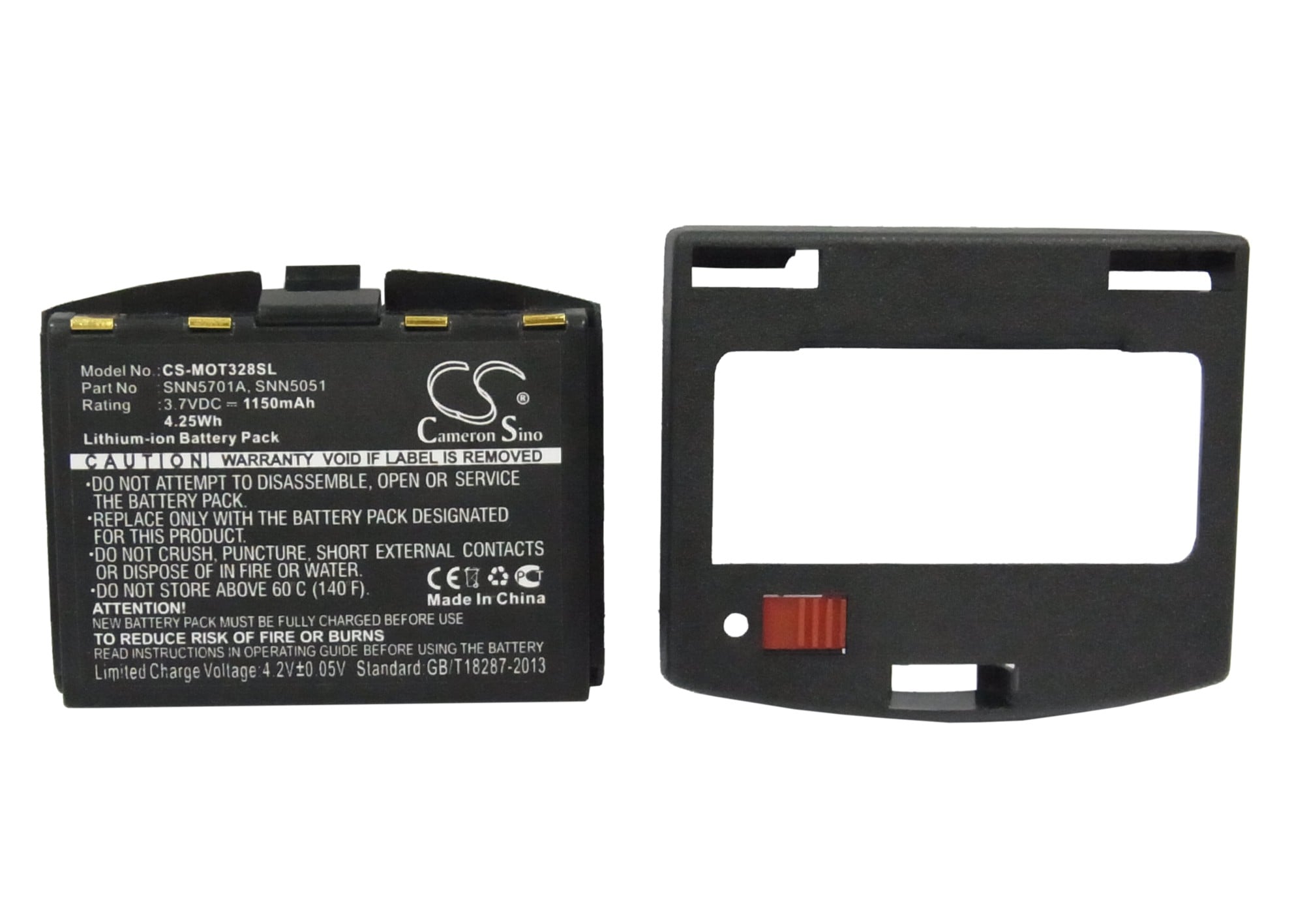 Batteri til mobiltelefon, smarttelefon for Motorola StarTac 306, StarTac 307, StarTac 308 m.fl.