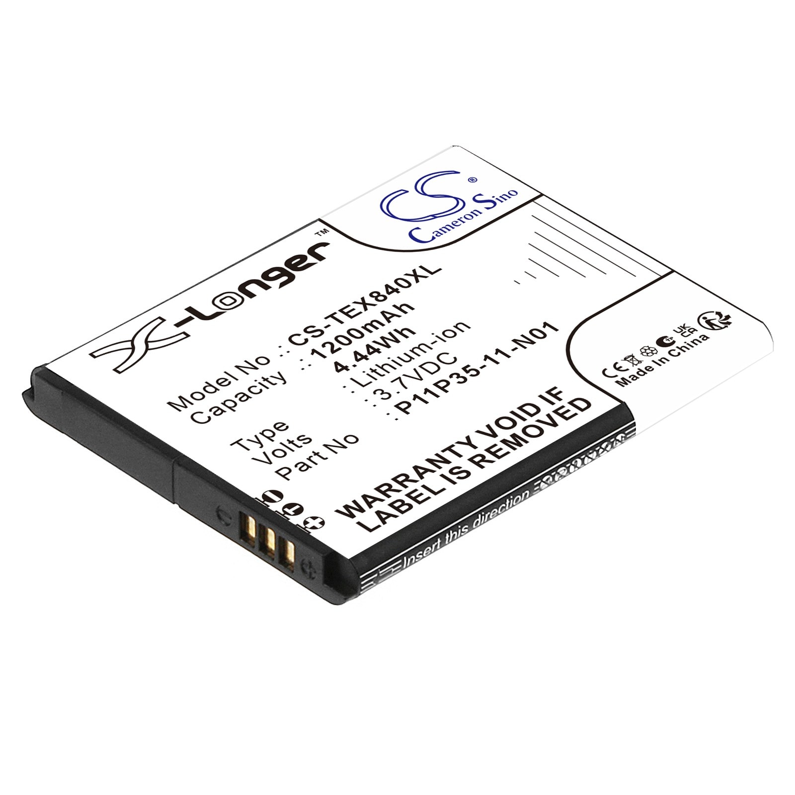 Batteri til kalkulatorer fra Texas Instruments: TI-84 CE, TI Nspire CX, TI-84 Plus CE m.fl.