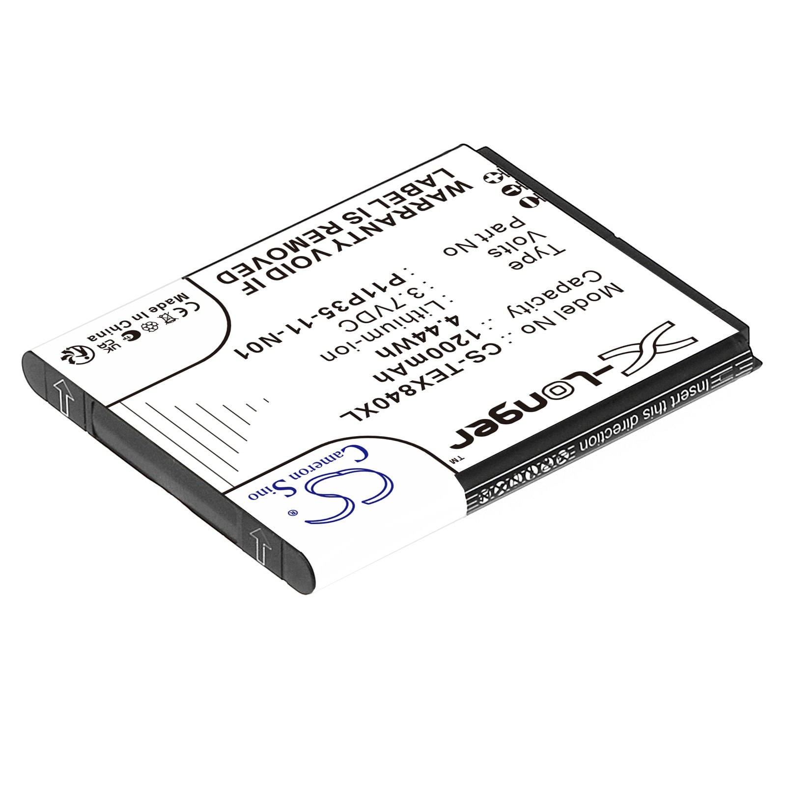 Batteri til kalkulatorer fra Texas Instruments: TI-84 CE, TI Nspire CX, TI-84 Plus CE m.fl.