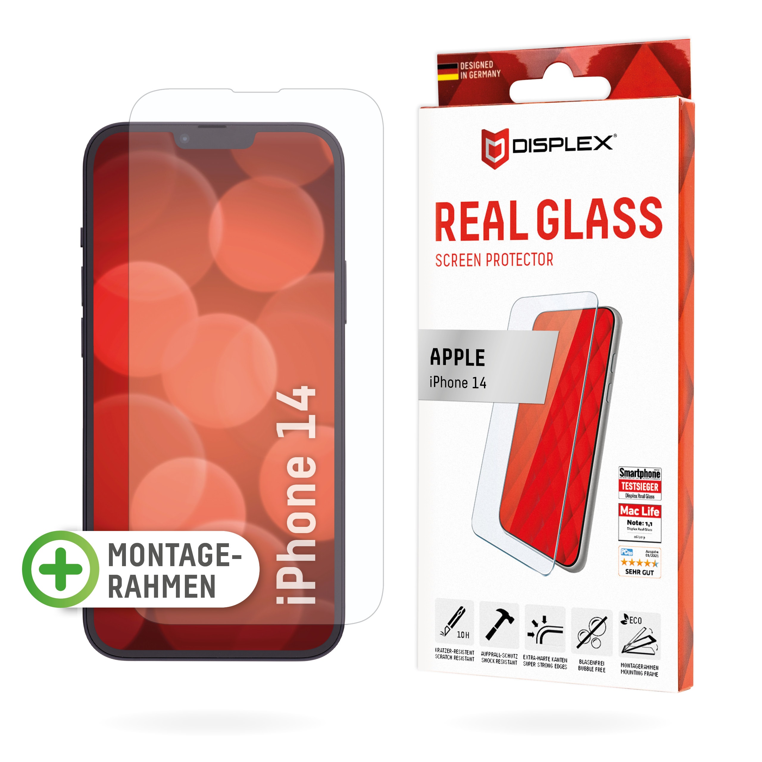 DISPLEX Real Glass iPhone 13/13 Pro/14/16e/17e