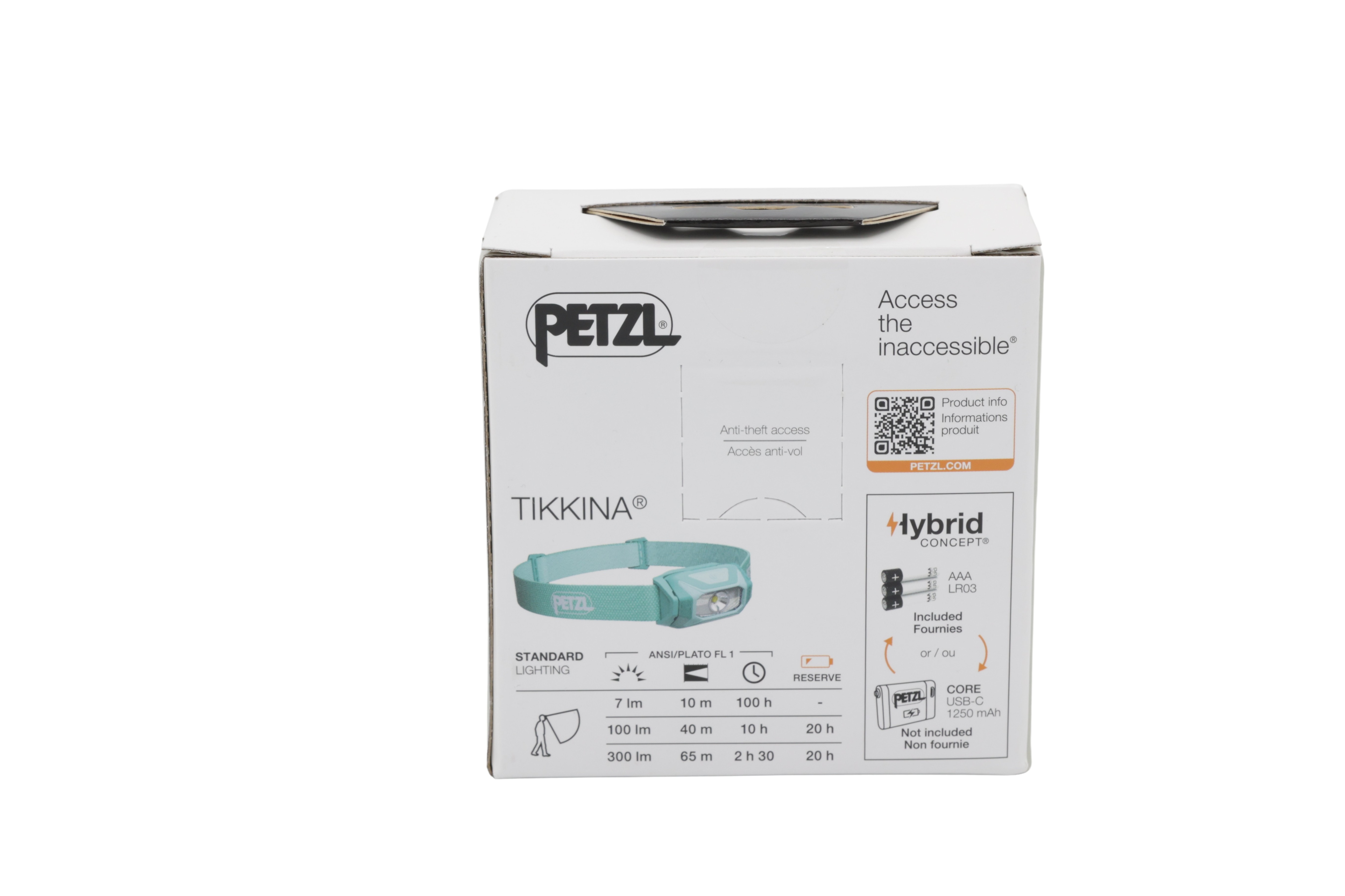 Petzl E060AB02 TIKKINA kompakt hodelykt grønn