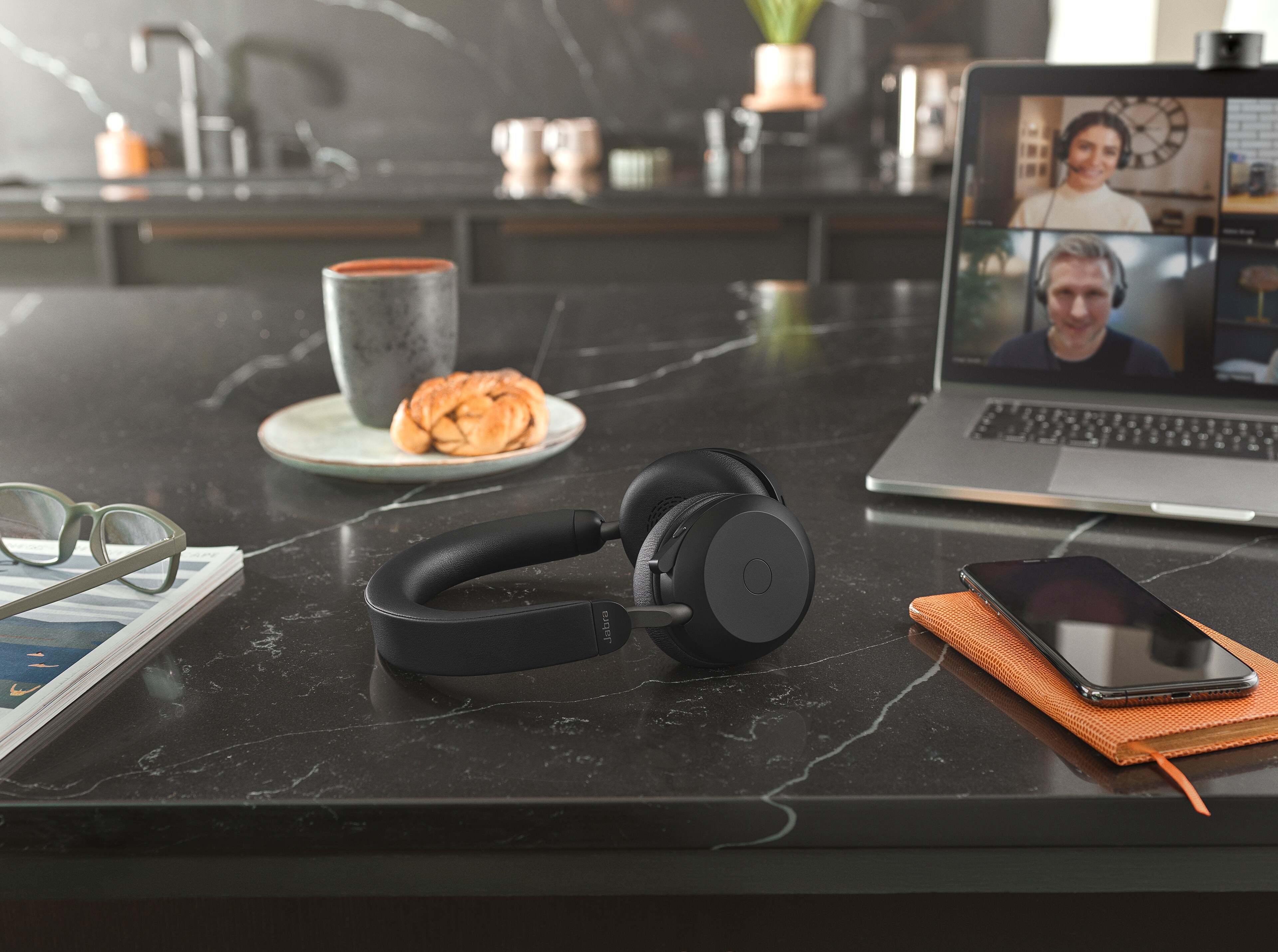 Jabra Evolve2 75 UC Stereo USB-A Svart