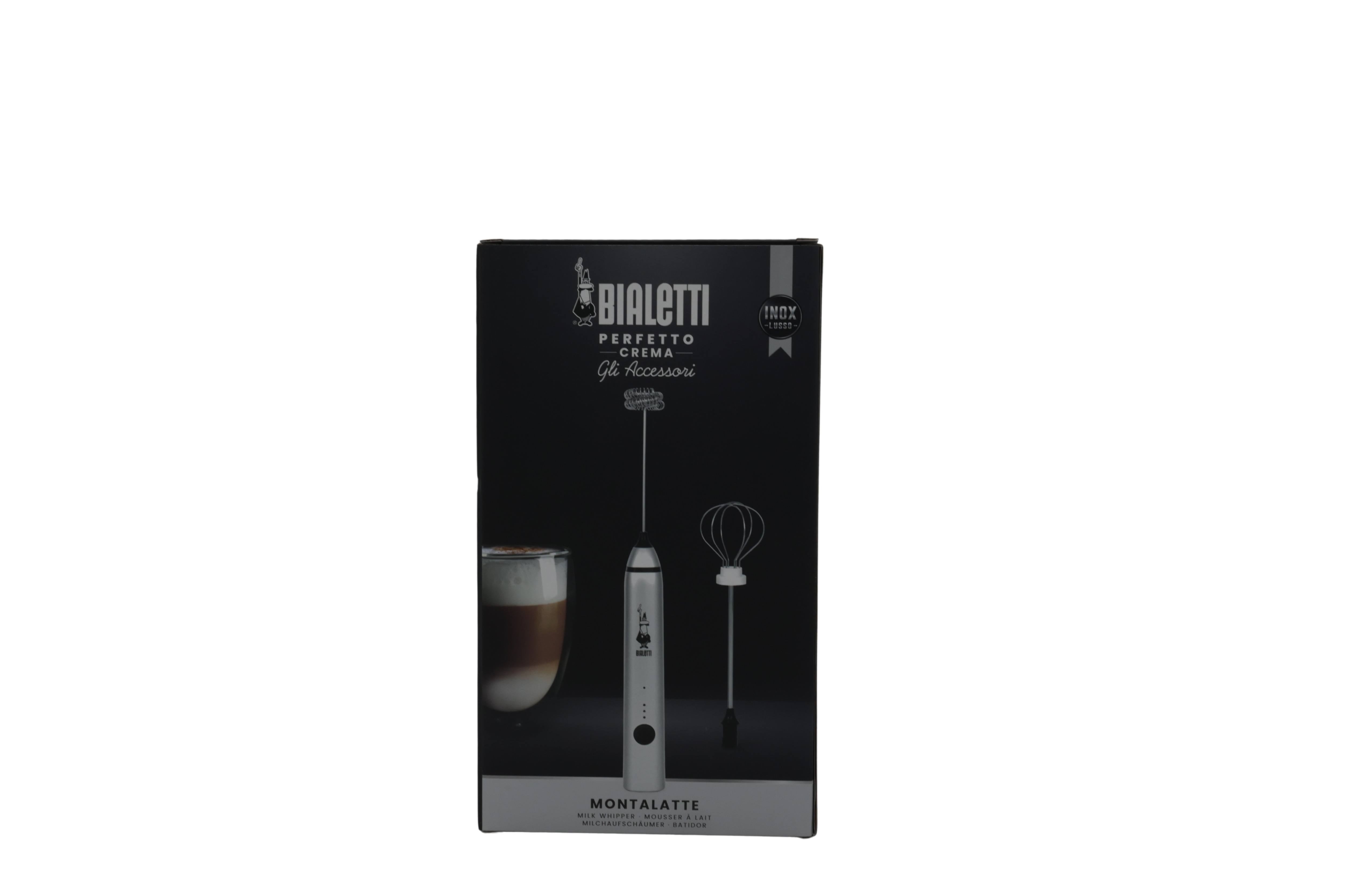 Bialetti Whipper melkeskummer / oppladbar visp med 3 hastigheter og utskiftbare visper