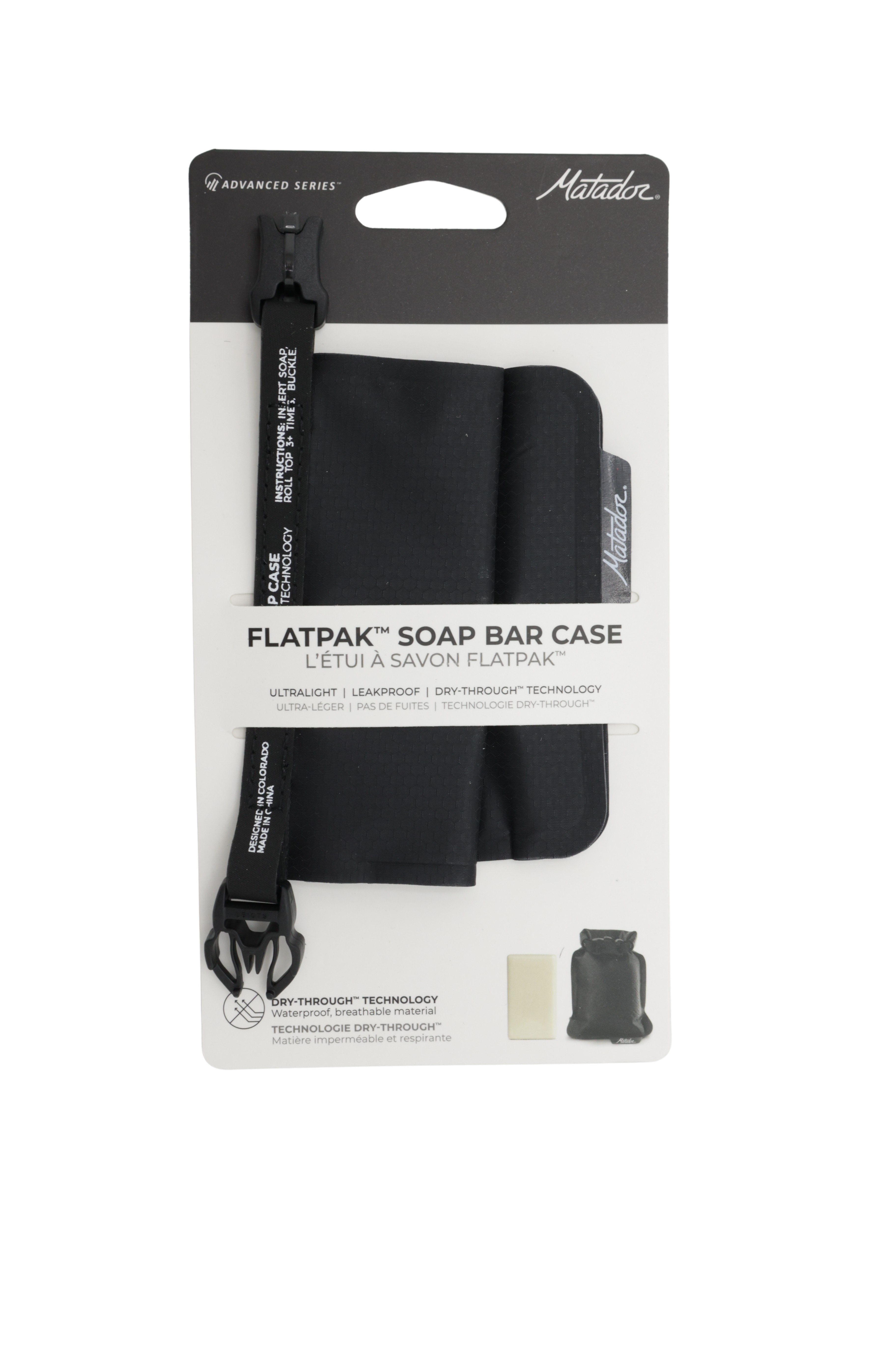 Matador FlatPak såpepose (trekull)