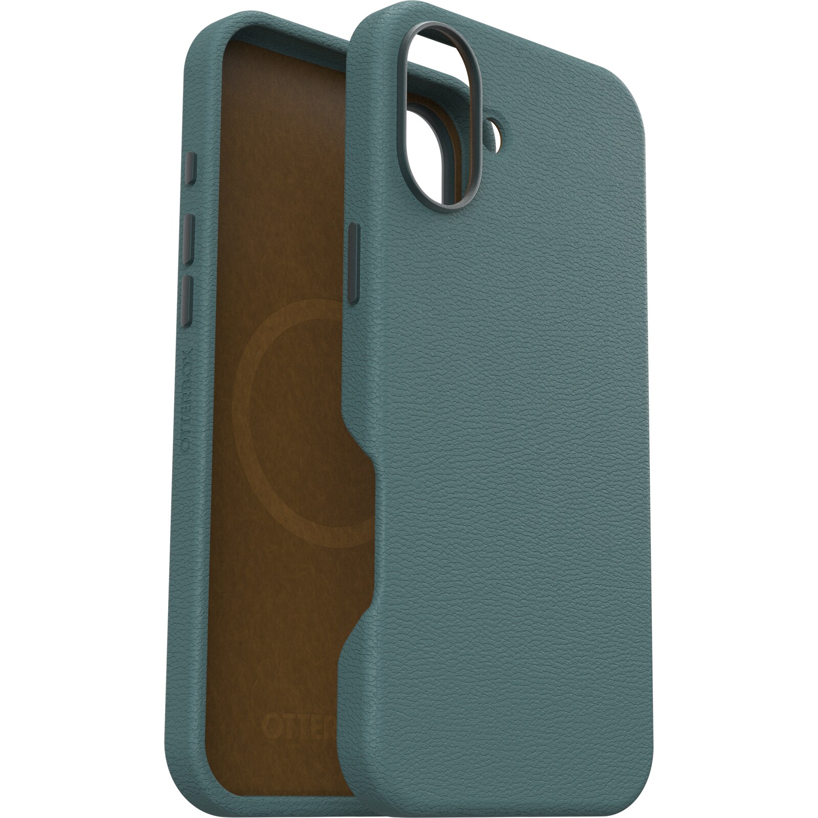 OtterBox Symmetry Cactus skinnveske for iPhone 16 Plus Juniper Sprig grønn