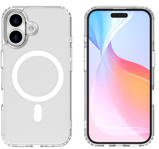 4smarts 360 Premium-beskyttelsessett for Apple iPhone 16 MagSafe-kompatible