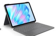 "Logitech Combo Touch-tastaturveske til iPad Air 11"" (M2 M3) og 5. generasjon - oxfordgrå"