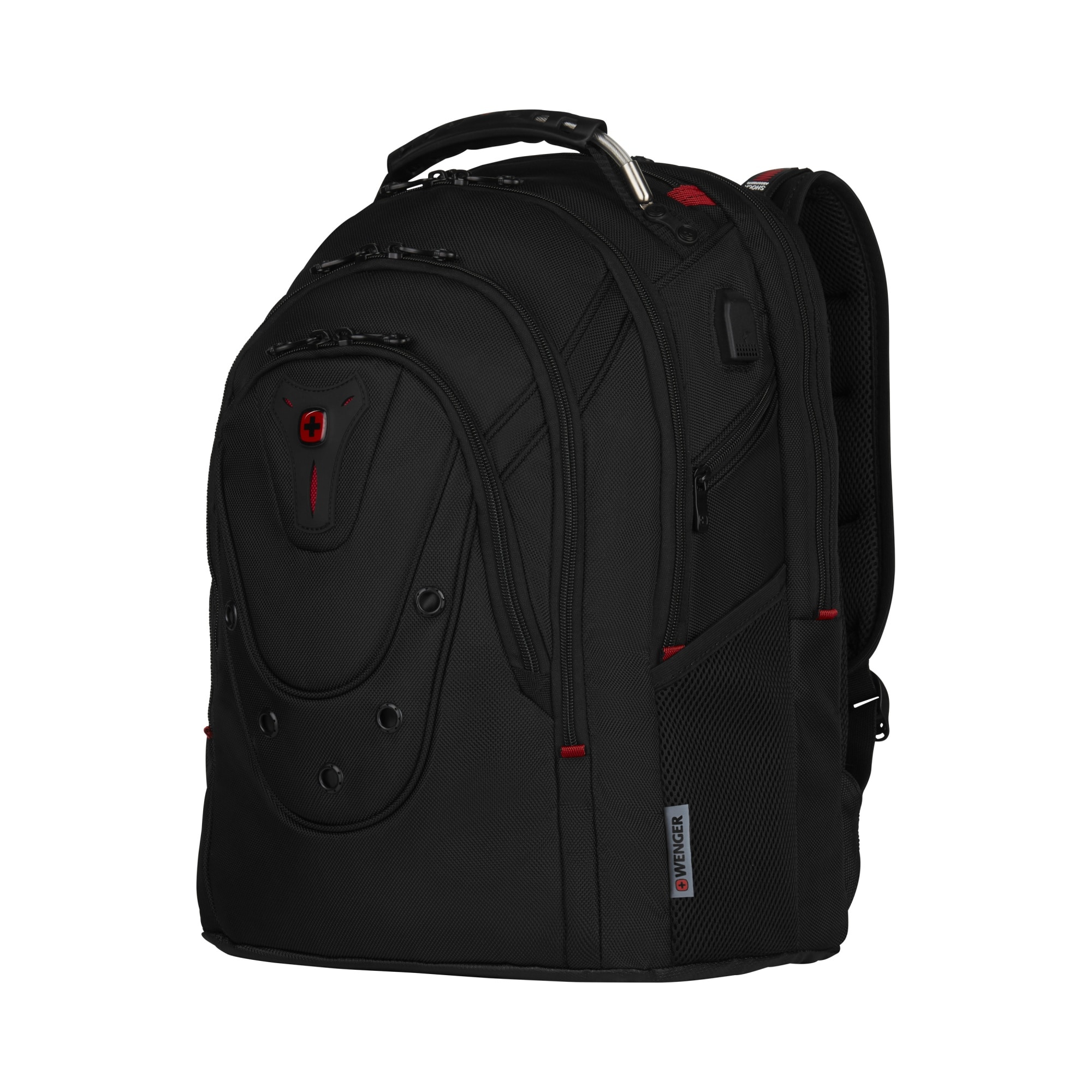 «Wenger Ibex Ballistic Deluxe 14–16"" laptop-ryggsekk med nettbrettlomme – Svart»