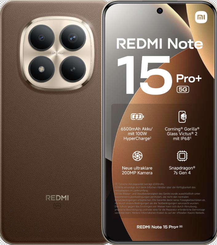 Xiaomi Redmi Note 15 Pro 5G 256 GB mokka brun