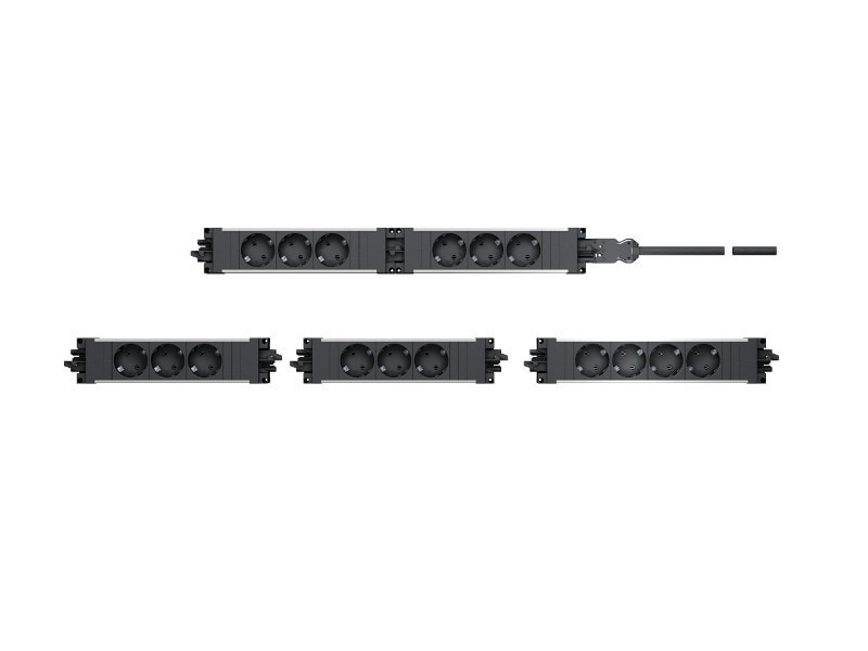 Bachmann stikkontaktlist Step base 5x stikkontakter med