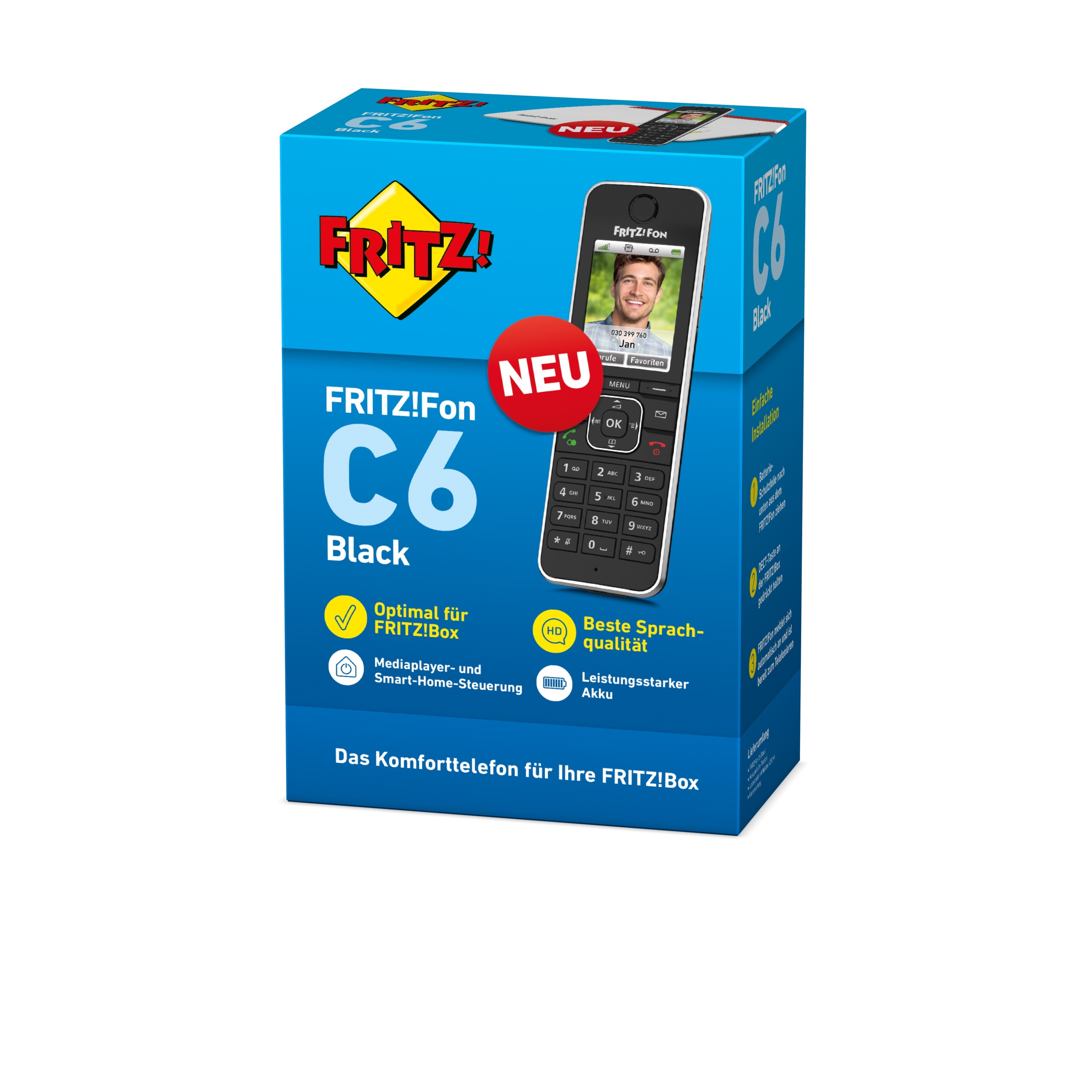FRITZ!Fon C6 Svart