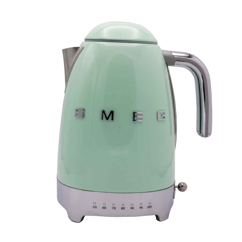 var. temp., Smeg KLF04PGEU Kettle pastellgrønn