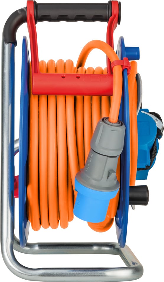 Brennenstuhl kabeltrommel Garant CEE 3 IP44 Camping/Maritime 232 m blå/oransje