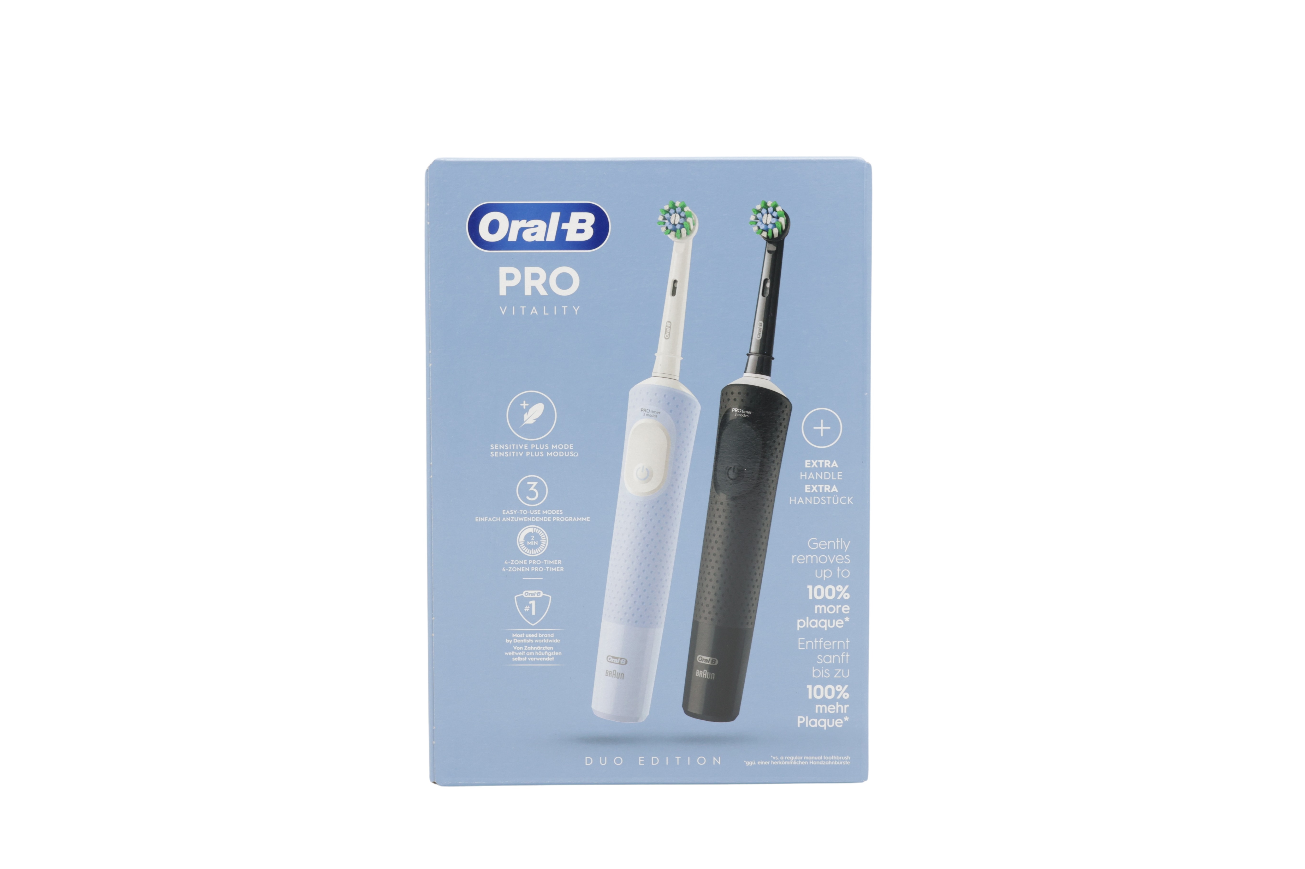 Braun Oral-B Vitality Pro D103 Duo, svart/blå