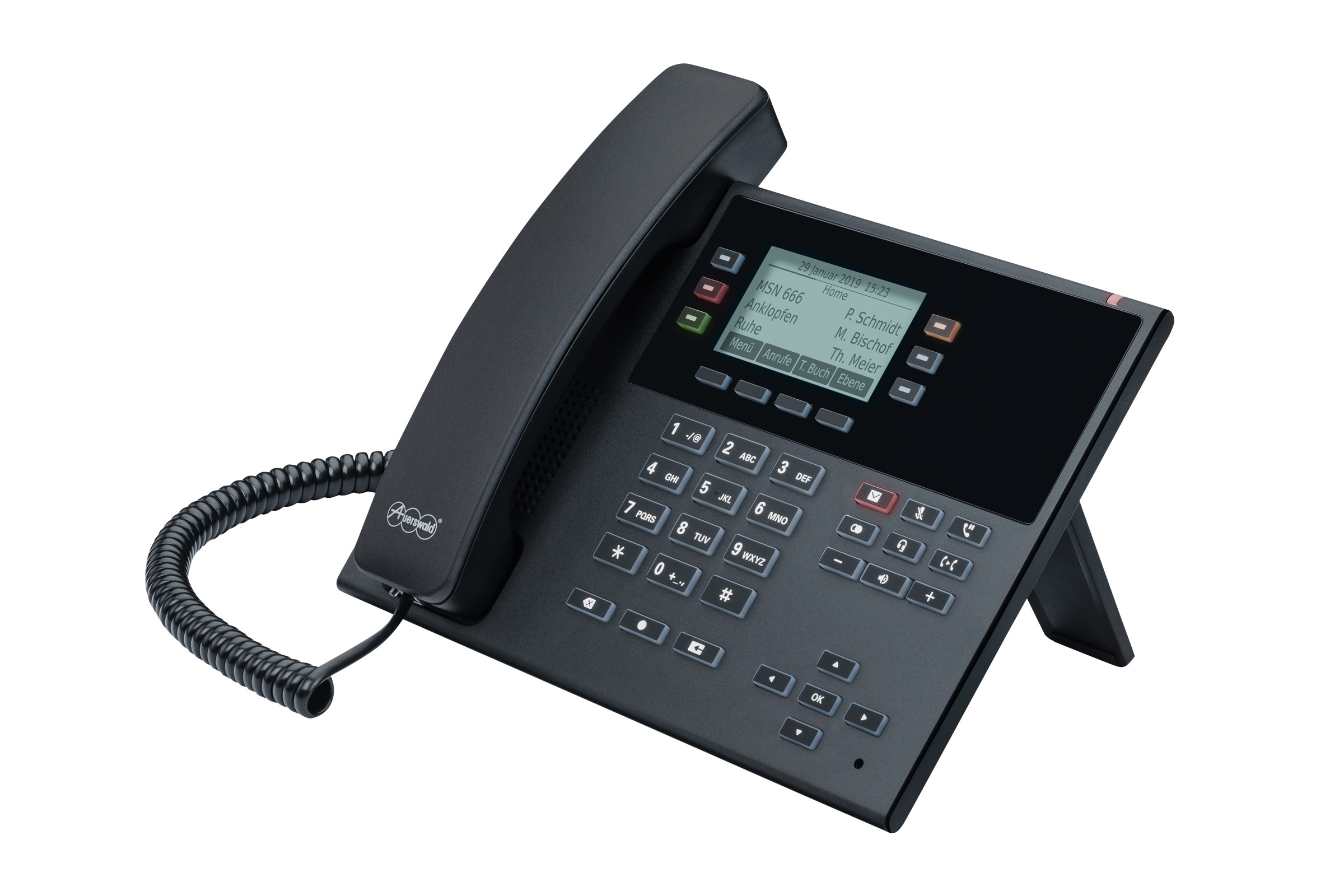uten mulighet for utvidelse, Auerswald COMfortel D-110 SIP-telefon