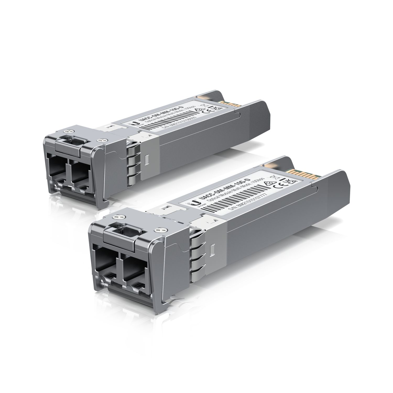 Ubiquiti U Fibre UACC-OM-MM-10G-D-2 Pakke med 2 optiske 10 Gbps multimode-moduler