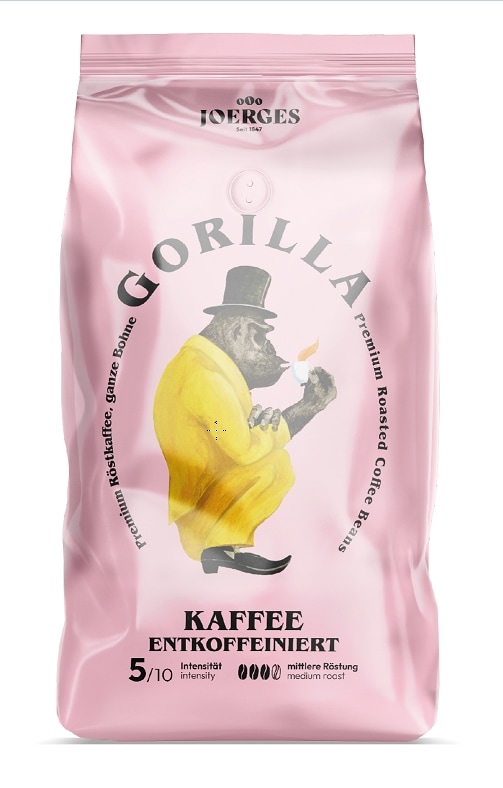 Gorilla Coffee Koffeinfri 1 kg bønner