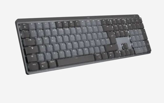 Logitech MX Mechanical – tastatur – trådløst (DE) – grafitt – stille og taktil