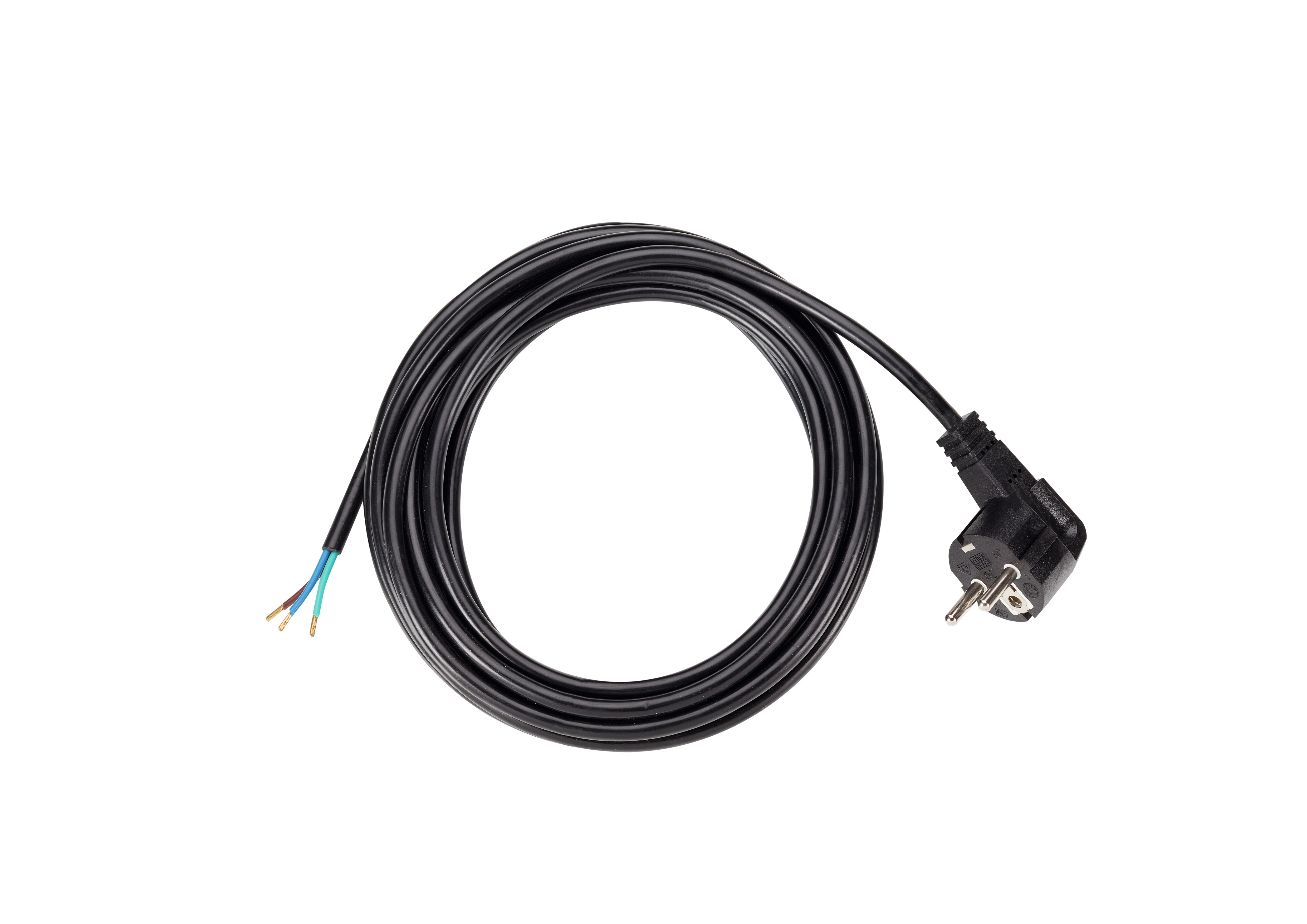 Bachmann jordingskontakt tilkoblingskabel, svart-individuell