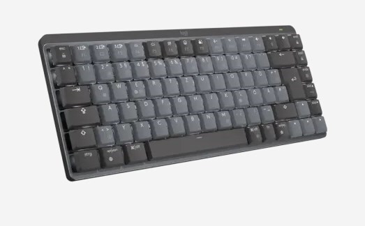 Logitech MX Mechanical Mini - Tastatur - trådløst DA - grafitt - lydløst og taktilt