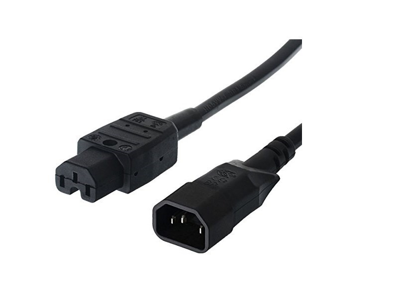 Bachmann nettkabel C14 plugg/ C15 stikkontakt 3m