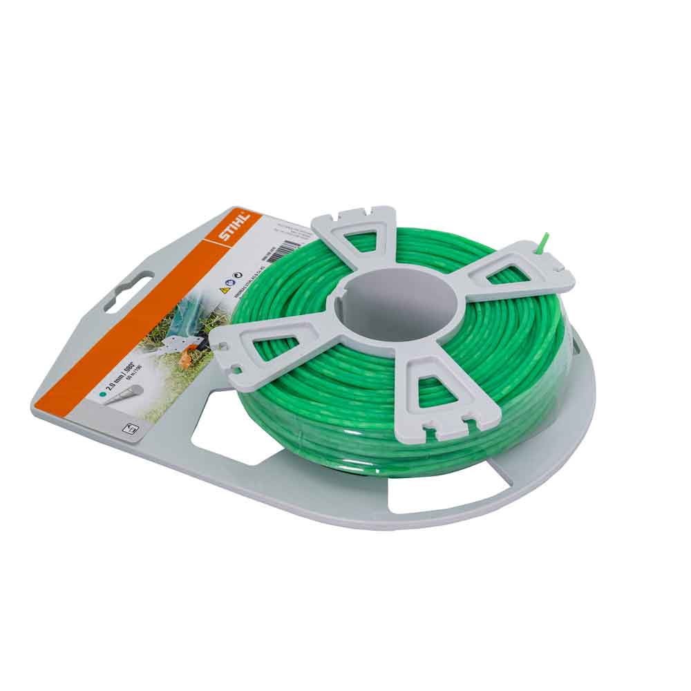 Stihl 9302418 Skjærelinje rund stille Ø 2,0 mm x 60 m, grønn