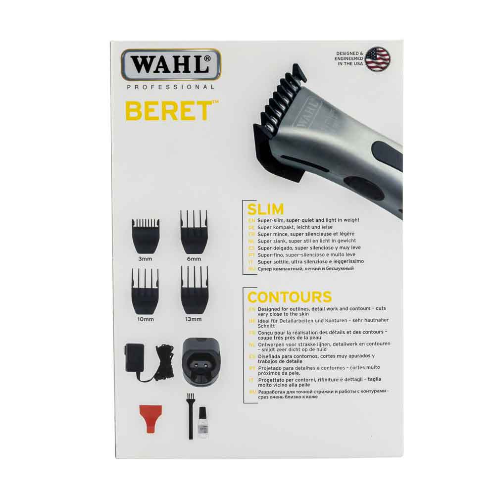 Wahl 08841-66 Trimmer ProLithium Beret hårklipper, sølv/svart