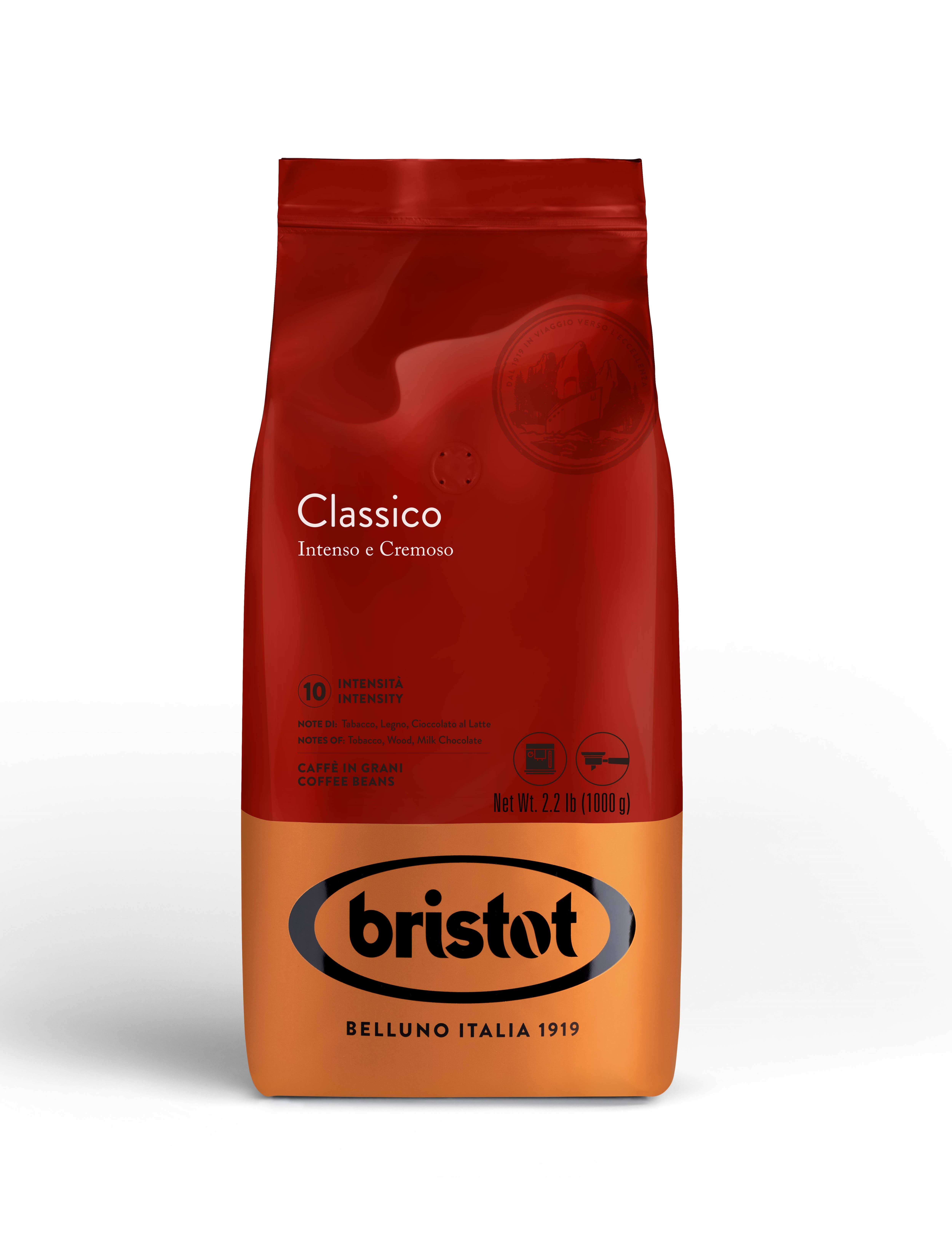 Bristot Classico kaffe hele bønner 1 kg