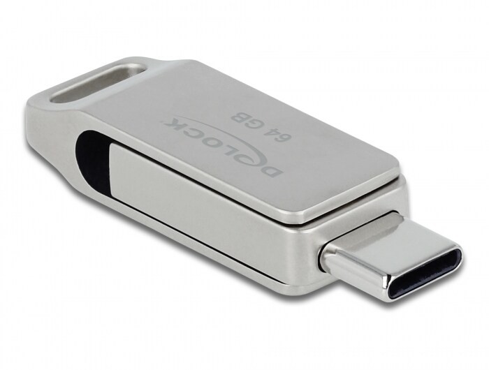 Delock USB 3.2 Gen 1 USB-C Type-A minnepinne 64 GB - metallhus