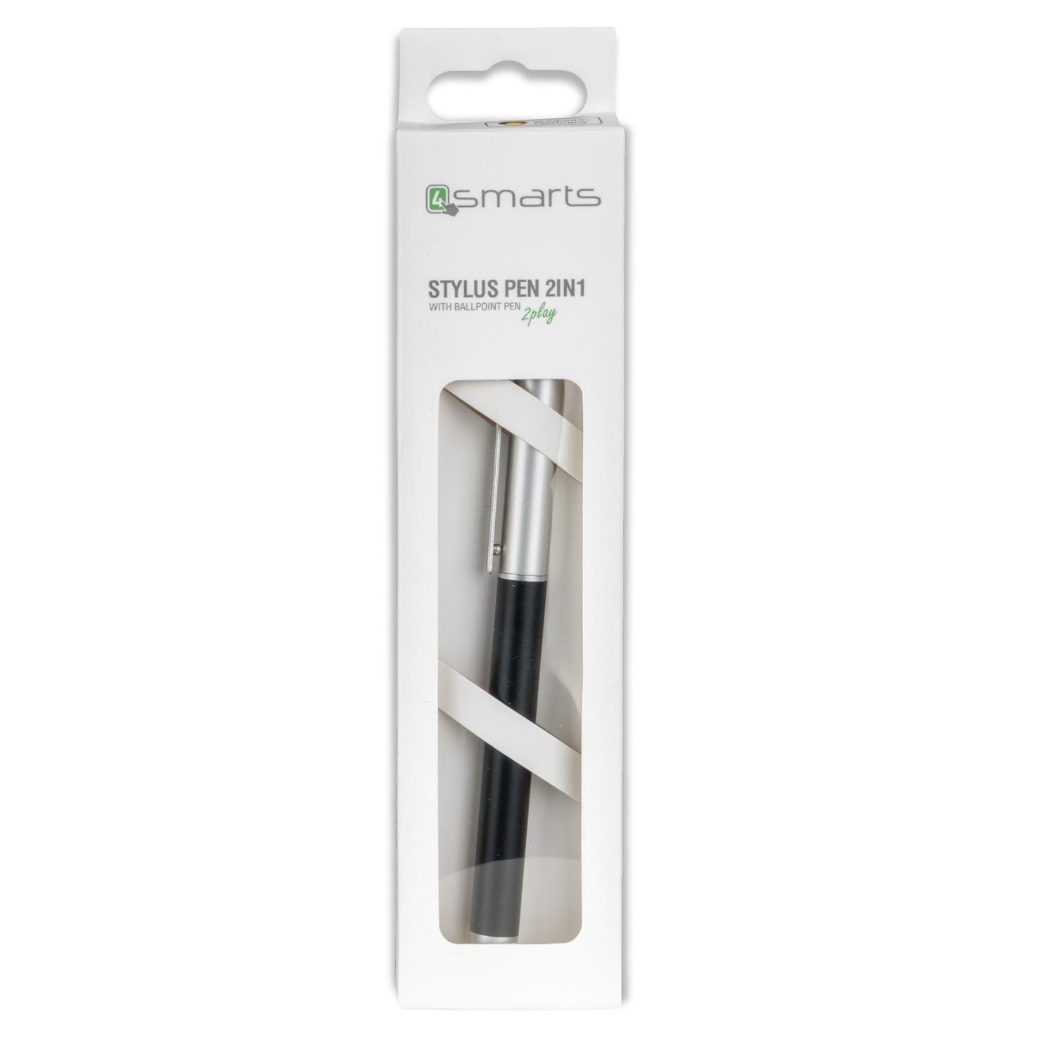 4smarts stylus 2in1 penn svart