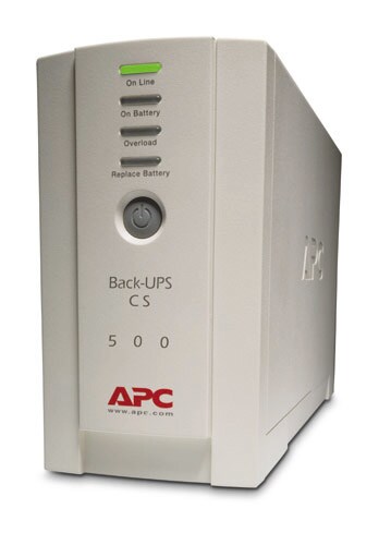 APC Back-UPS 500, 230V, batteri 12V, 7,0Ah